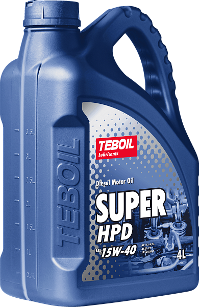 Минеральное моторное масло TEBOIL SUPER HPD 15W-40