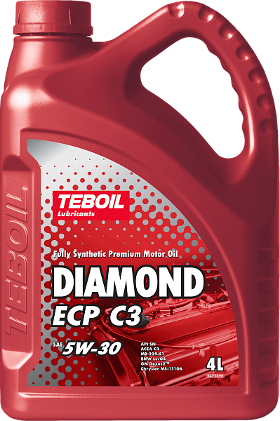 Синтетическое моторное масло TEBOIL DIAMOND ECP C3 5W-30